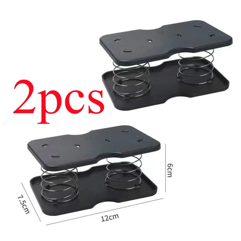 Caja de resortes automática con bandeja para caja de resortes, soporte interior automático para toallas de papel para una conducción segura, cajas de pañuelos de cocina