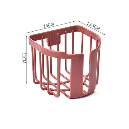 Estante para papel higiénico sin perforaciones, caja de pañuelos para baño y cocina, caja de almacenamiento de papel adhesivo de pared, soporte para papel higiénico, rollo de papel
