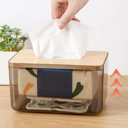 Caja de resortes automática con bandeja para caja de resortes, soporte interior automático para toallas de papel para una conducción segura, cajas de pañuelos de cocina