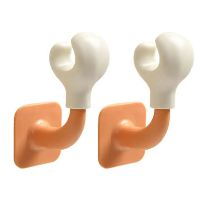 2 cajas de pañuelos DIY, patas decorativas para pies, autoadhesivas, multifuncionales, con gancho de mano, para decoración.