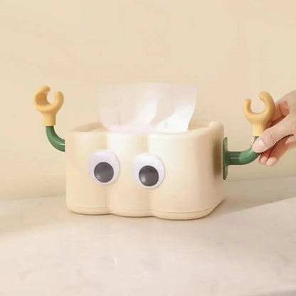 2 cajas de pañuelos DIY, patas decorativas para pies, autoadhesivas, multifuncionales, con gancho de mano, para decoración.